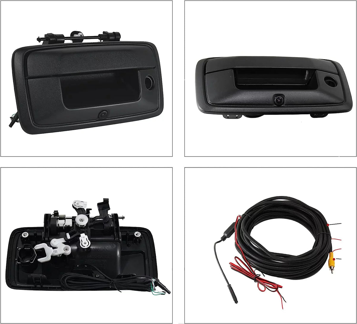for Rear Camera Silverado 1500 Tailgate View Sierra 2014-2018 Handle Assist RED Chevrolet Camera GMC Park Backup WOLF