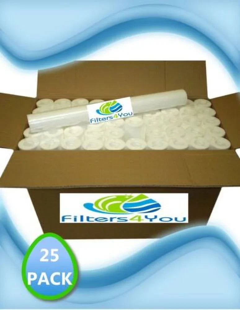 Sediment Polypropylene 2.5" Spun liquid Cartridge 5 25 Micron x Pack 20" Filter