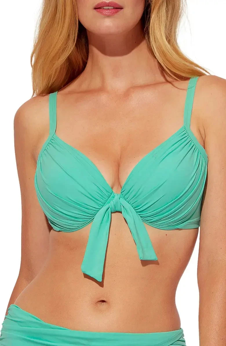 BISCAY Rod Bleu 38D, Urban Top, Underwire Bikini GREEN Goddess UK US 38D Beattie