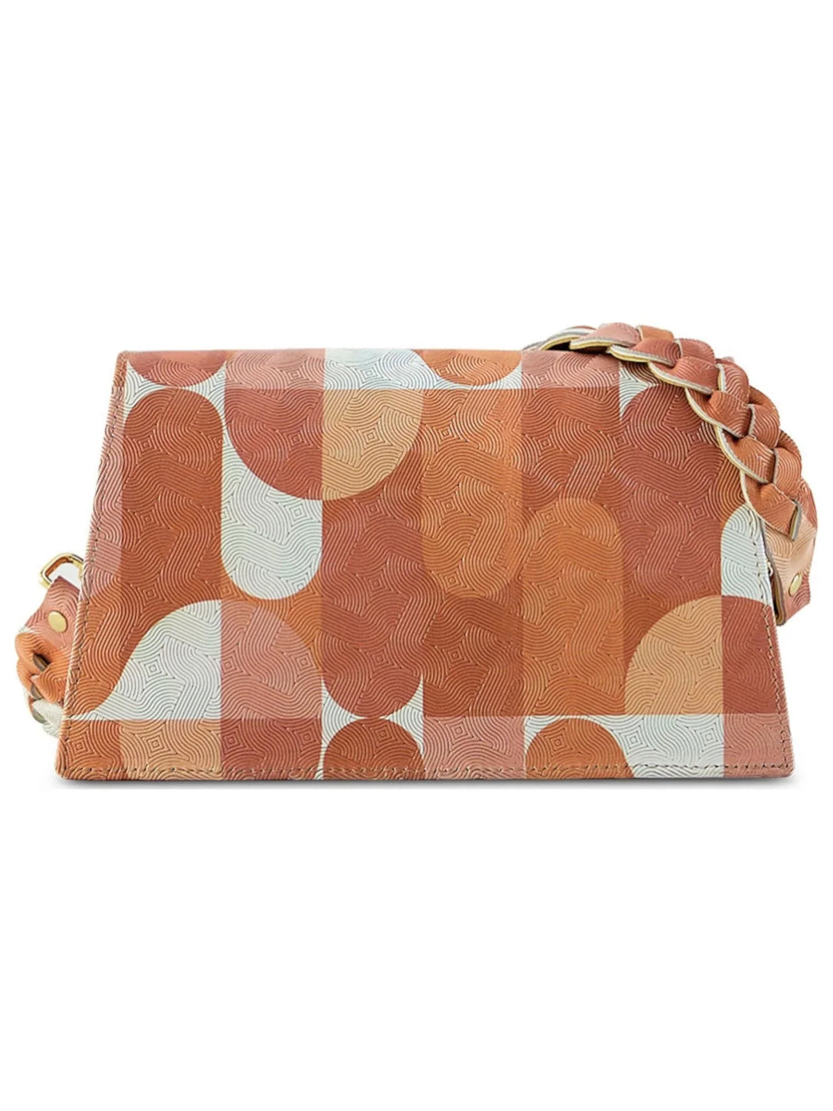 Beige ANIMA Single Handbag Patterned Picasso Neutral Purse IRIS Women's Zaya Leather Strap