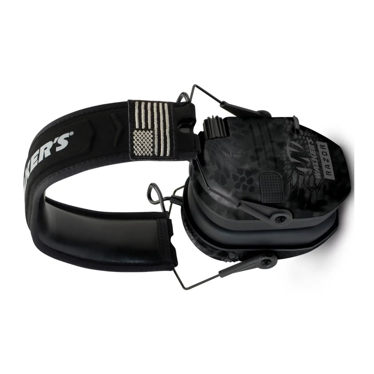 Walker's Shooting Slim (Kryptek Muffs Camo) w/Glasses Series Patriot Kit Razor