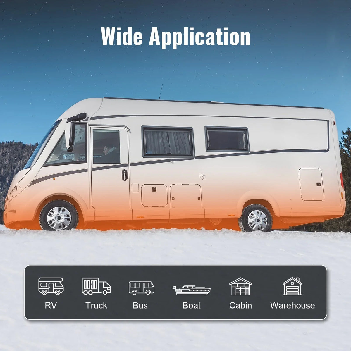 Vevor Bluetooth App Control Diesel Air Heater, 12V 5Kw Diesel Heater With Automatic Altitude Adjustment, Remote Control And Lcd, Diesel Parking Heater For Rv Trailer Camper Van Boat And Indoors
