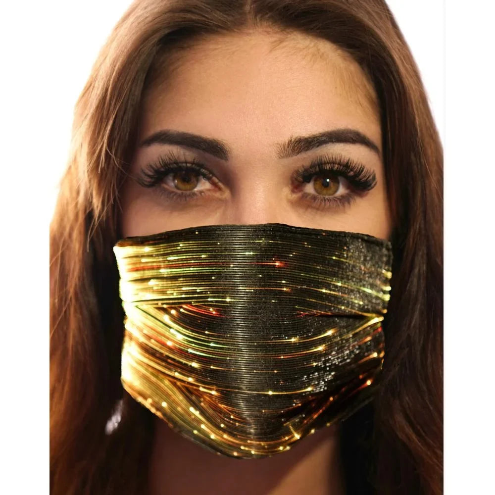 Western Fashion Inc. Led Party Mask - Black 106332