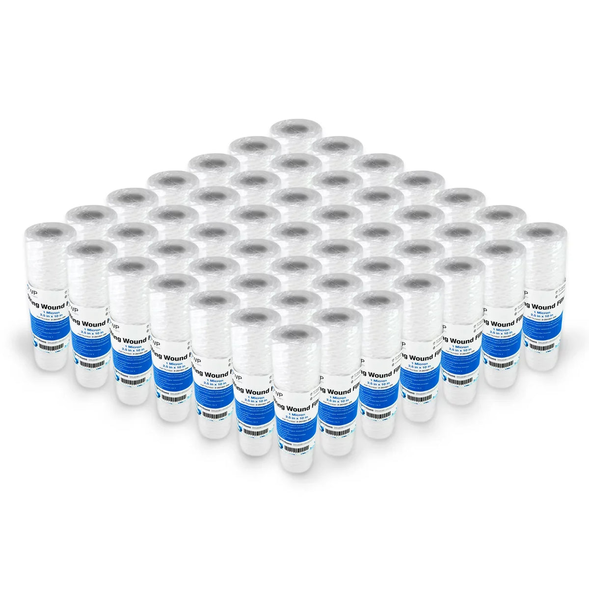 Micron 1 String Filter 2.5x10" liquid 50 Wound Standard Cartridge Sediment Pack