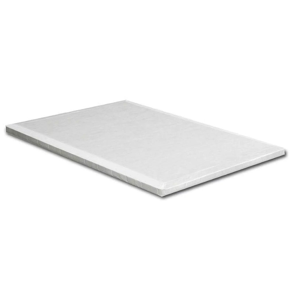 2" in Bowery Transitional Fabric Hill Board White Bunkie King