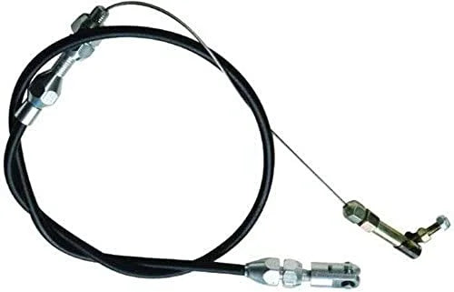 Racing Power R2334 Braided Stainless Universal Throttle Assembly (24" Black