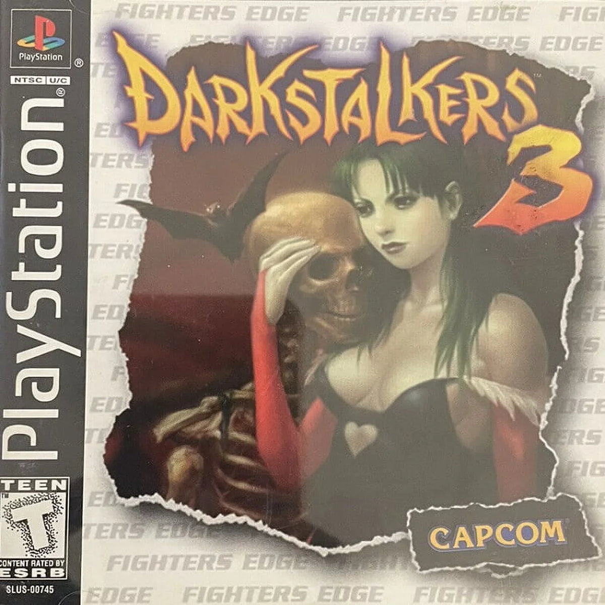 Restored Darkstalkers 3 (Sony Playstation 1, 1998) Fighting Game (Refurbished)