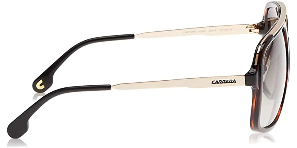 Carrera Men'S Havana/Gold-Tone Navigator Sunglasses - Ca1004S-02Ik-Ha