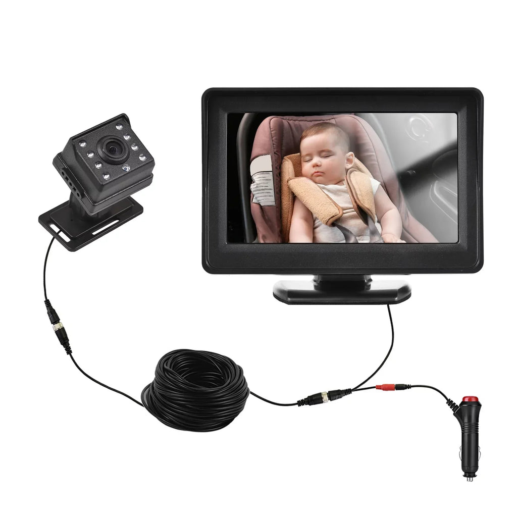 Camera Easy Mirror 150° Vision Baby Camera View Mirror Mirror Baby Baby Monitor Monitor Seat Baby Wide Car Baby Pristin Seat View Car Car Car Car Invigilator,Inch 1080P car Baby Monitor Rear Seat