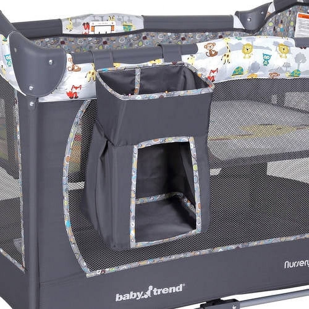 Baby Trend Nursery Center Playard, Tanzania Grey, Unisex