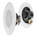 Tap OSD Single) Audio 8" Speaker In-Ceiling 70V C1070 (White, Commercial