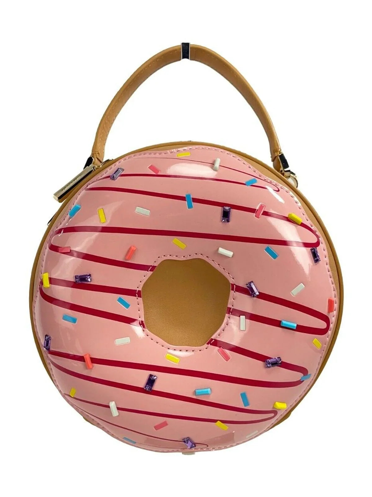 Bag Donut Break Kate Spade 3D Crossbody Purse Coffee