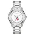 Steel Utah Silver Watch Bulova Utes Men's Stainless Sport Classic