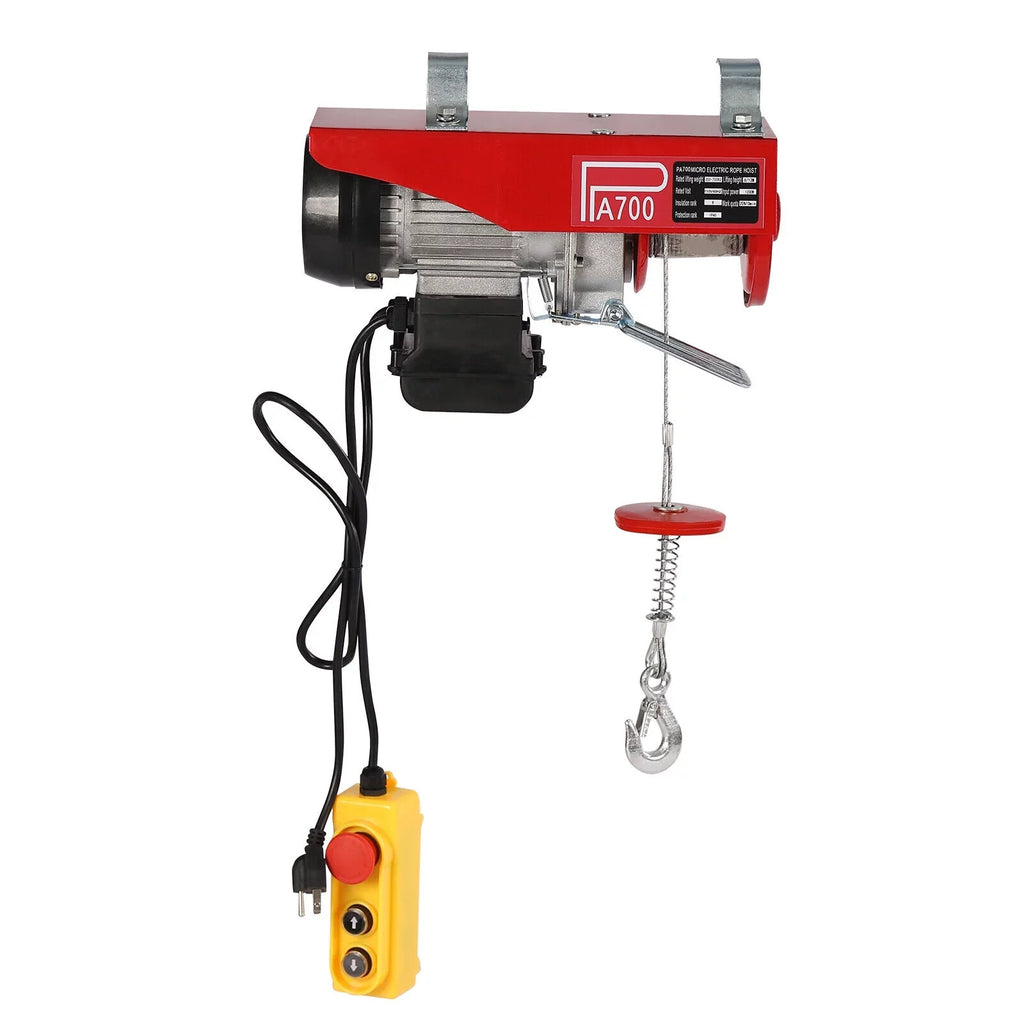 Winch Control Remote 110V Electric Winch Wire Electric Portable W/ Hoist 1543lbs