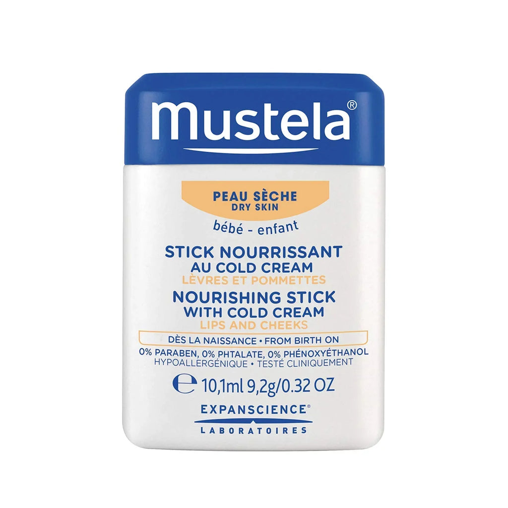 Skin --9.2g/0.32oz Cheeks) Cream Baby (Lips & Mustela Nourishing Cold Dry For Stick With