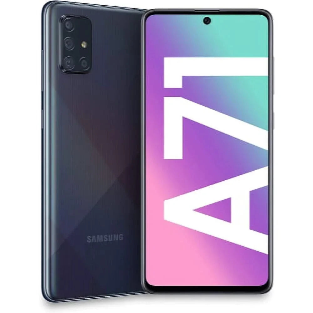 Restored 5G A716U Smartphone Only) Galaxy A71 (T-Mobile (Refurbished) Black 128GB