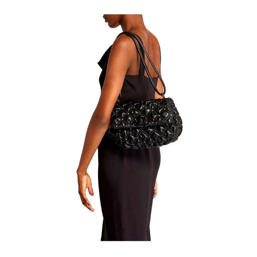 Black Medium Studded Valentino Garavani Spikeme Bag Leather Crossbody