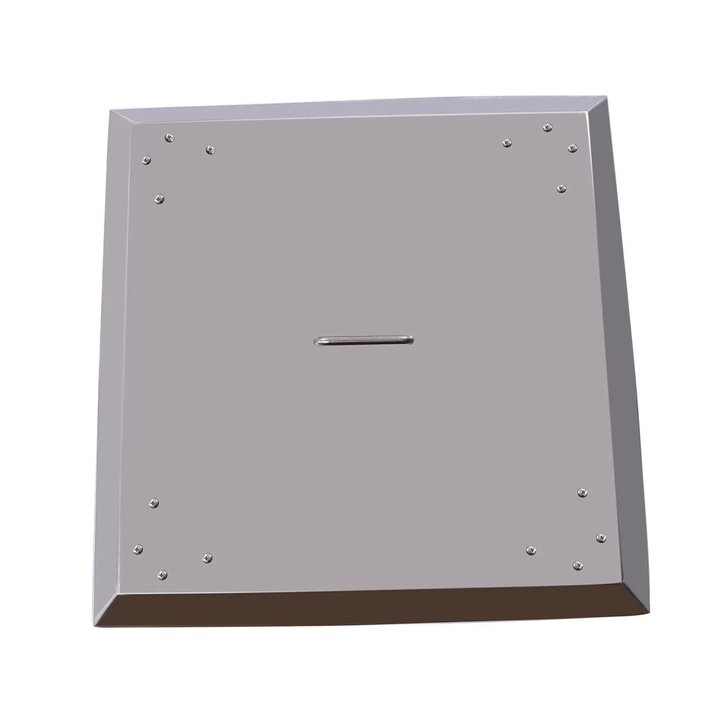 Heat with inch Outdoors 25*25 Deflector Stainless-Steel Pit Carrying Fire Handle