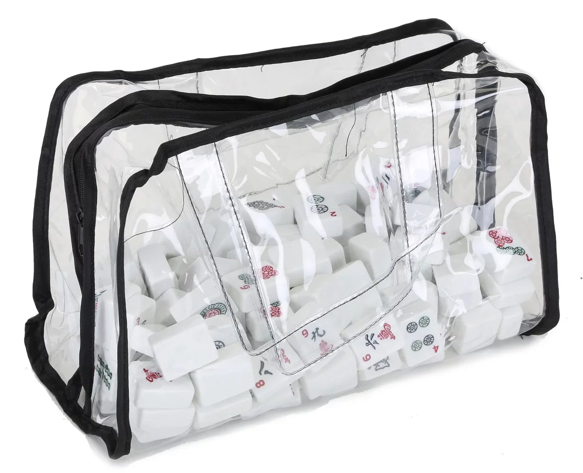 Silver & Replacement Soft tiles, MJ Jongg Direct Black bonus Mah Logo wraps Case matching Designer and and Case, included) two not (Replacement includes racks trays, Soft - bag, pushers Only a
