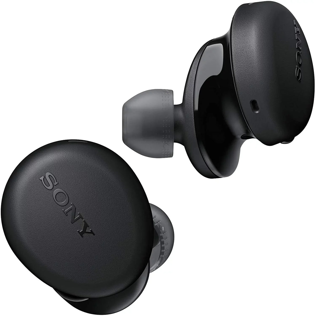 '- Restored Bluetooth Wireless Headphones (Refurbished) True Black On-Ear EXTRA BASS WF-XB700
