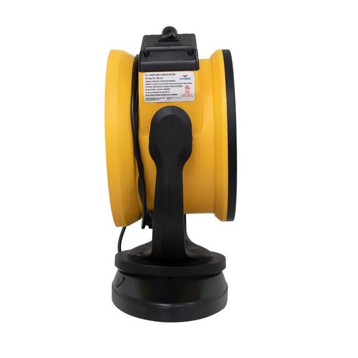 Xpower Fc-100S 11 In. 1100 Cfm 4 Speed Portable Multipurpose Pro Air Circulator Utility Fan With Oscillating Feature