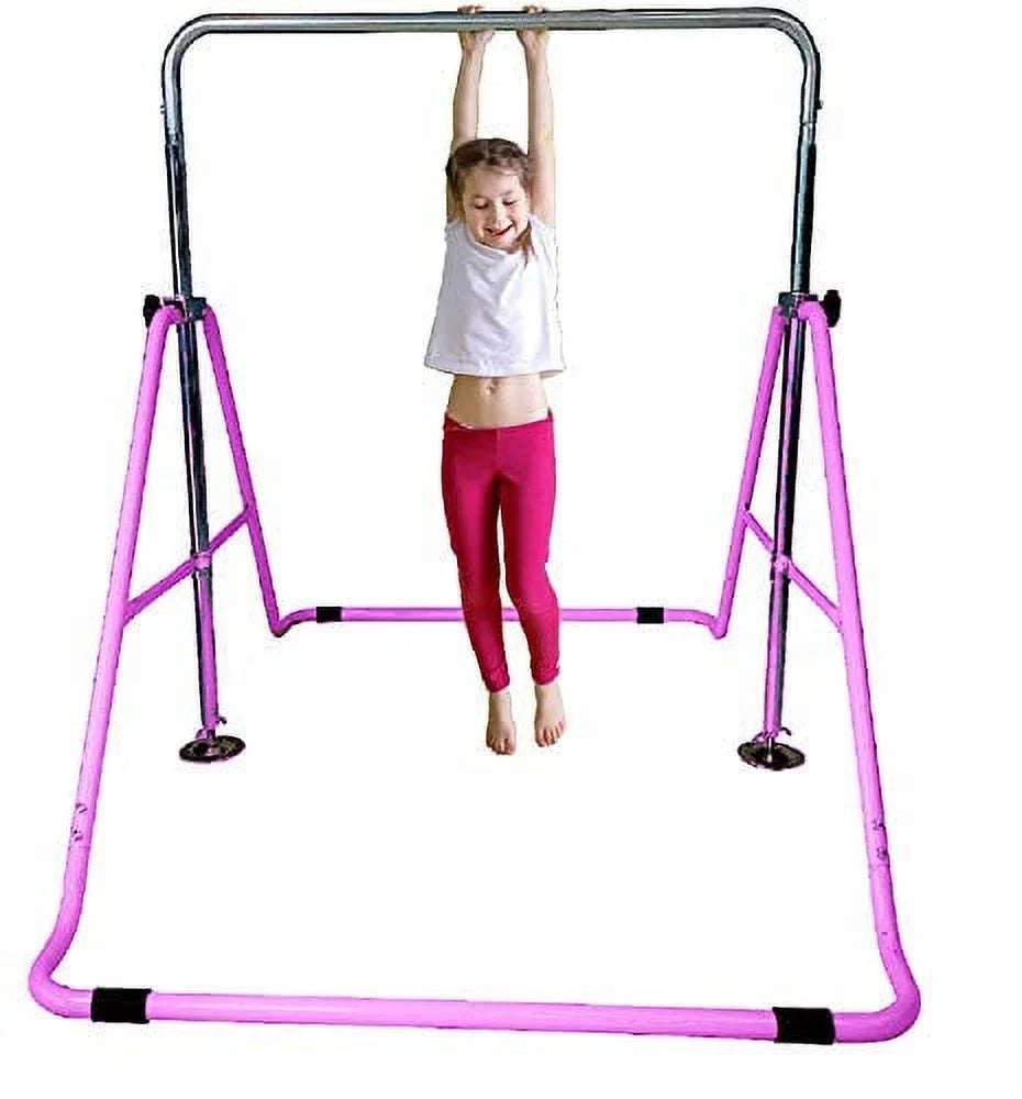 Kip Junior Tower Gymnastics Bars Climbing Folding Gymnasts Height Bar Horizontal Children Balance Kids for Monkey Training Training Gym JungleKids Bars Child Playground Bar Adjustable Expandable Bars