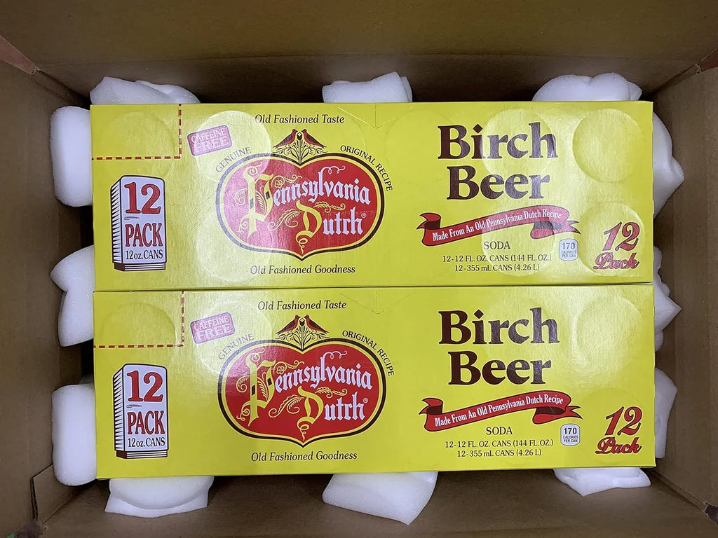 Oz. Foam, Protected 24) With 12 Of High-Density PA Birch Beer, Dutch (Case Amishtastes