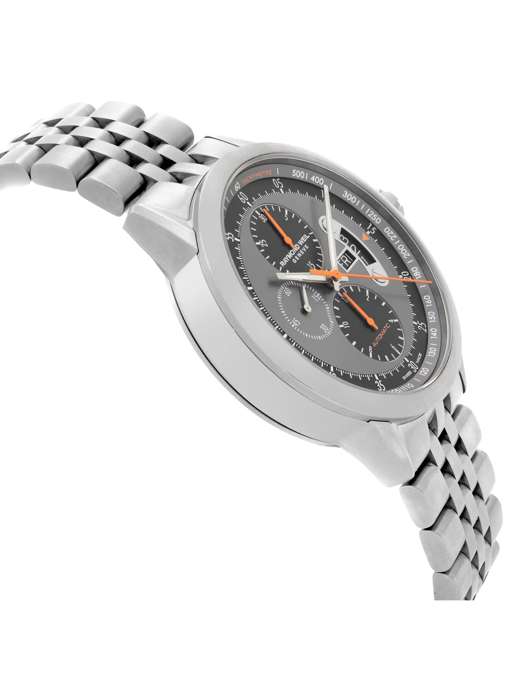 Used Contractor Titanium Gray Dial Automatic Mens Watch 7745-Ti-05609 (Good)
