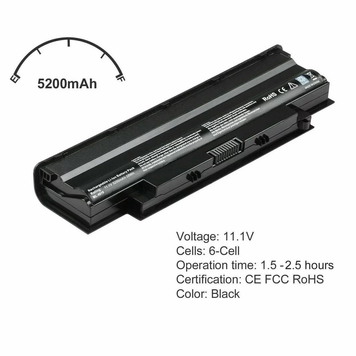 N7110 N5010 13r 14r For 17r N5110 Inspiron N4110 N3010 Dell Battery N4010 15r