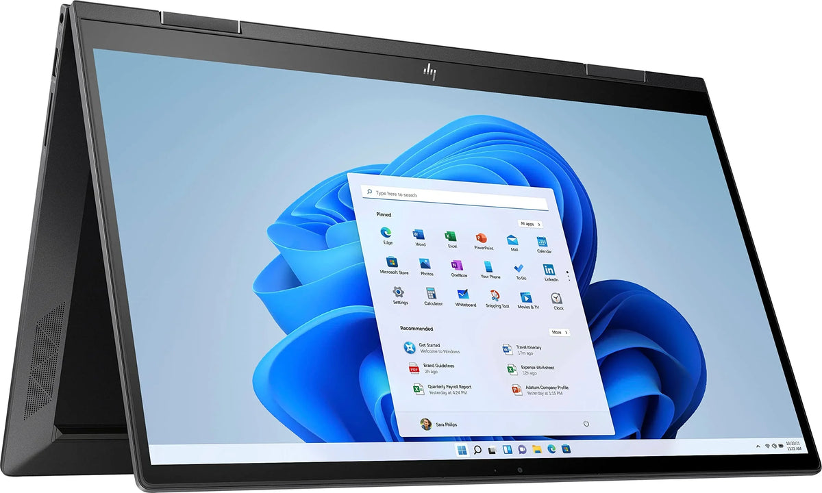 '- AMD 15.6" x360 Laptop - Memory - - Touch-Screen SSD Nightfall Envy Ryzen HP 2-in-1 5-8GB Black 256GB