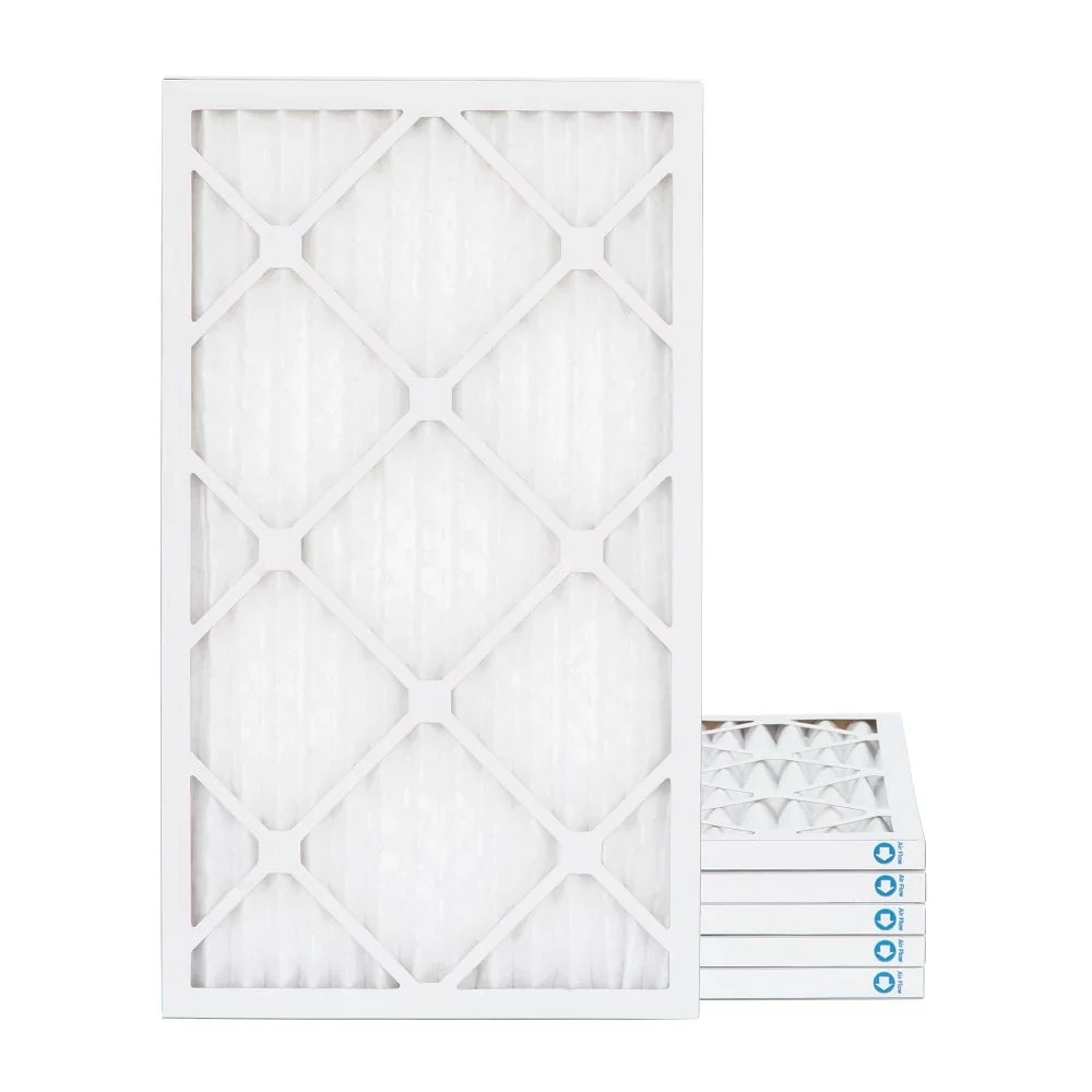 6 Pack 10x24x1 Filters. Furnace Pleated AC MERV 8 Air