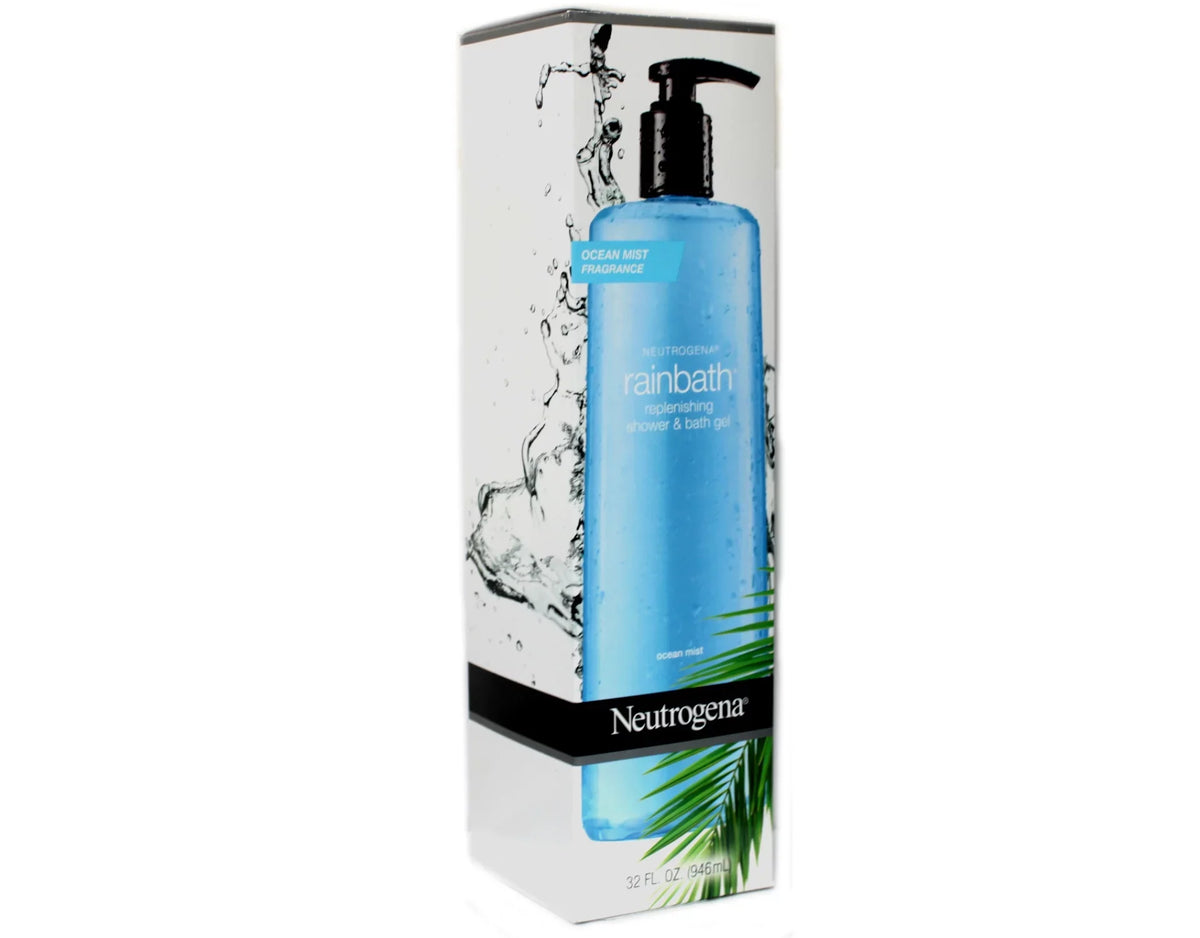 Gel Mist, Ocean Pack oz, Bath And Neutrogena Replenishing Rainbath Shower 6 32