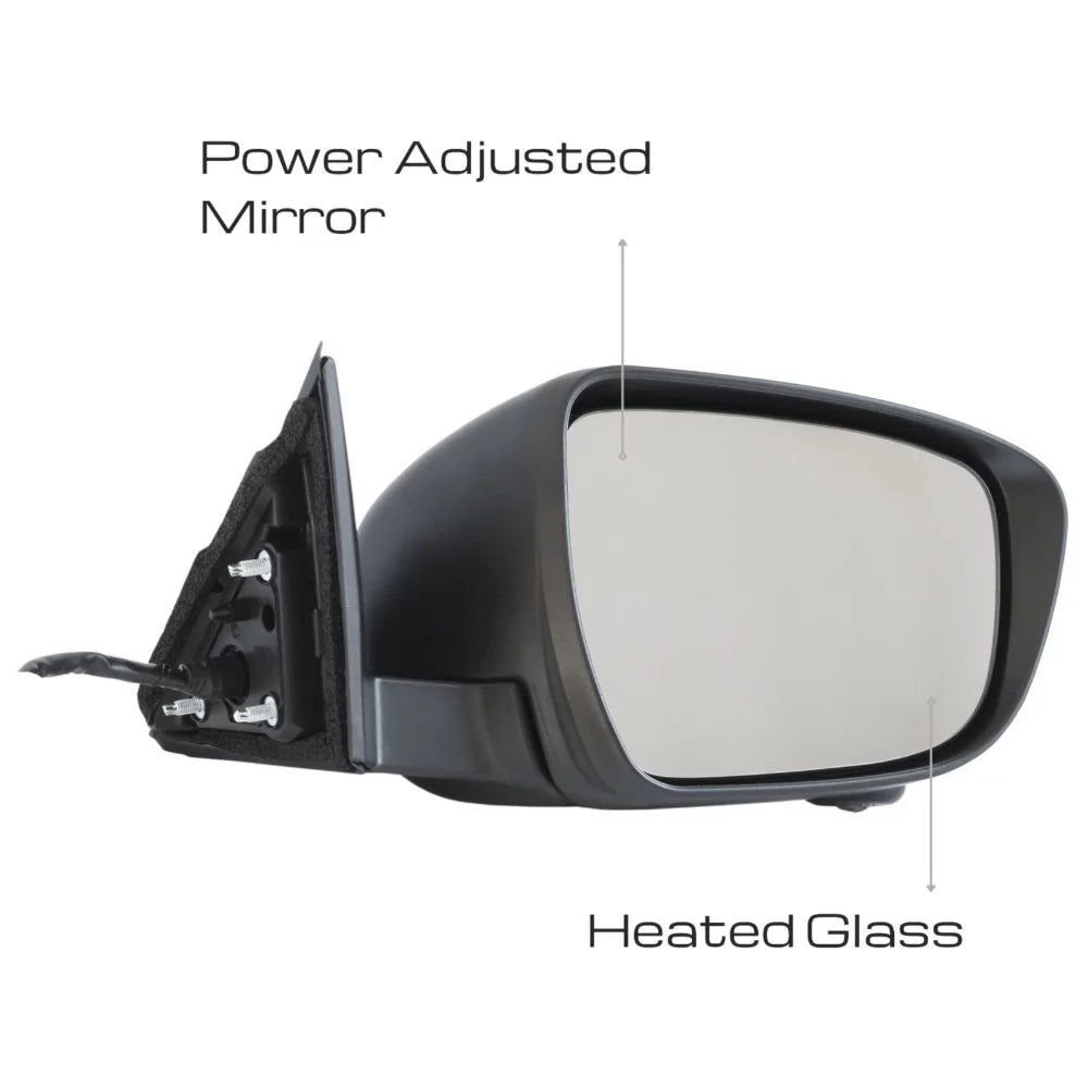 select: Camera Side Nissan Rogue Fold Mirror 14-19 Passenger ROGUE For Blinker 2014-2018 Power Fits W/ 13Pin S/SL/SV NISSAN