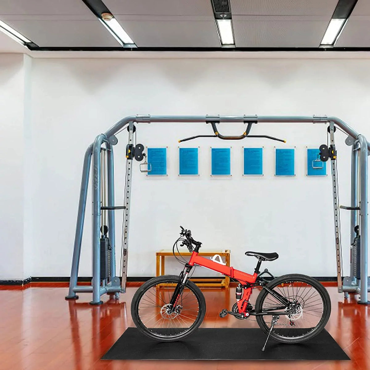 Exercise mat, Home fitness Machines equipment Equipment Bikes for Workout Mats and Exercise Treadmills Recumbent for Rowing PVC
