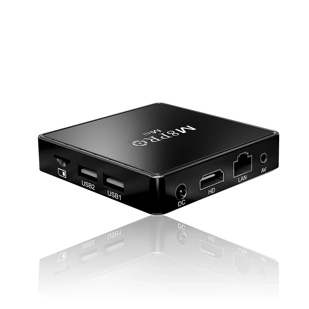 Game Tv Box M8 Pro Mini Android And Game Dual System With 10000+ Retor Game Wireless Controllers 100M 4K Tv Box
