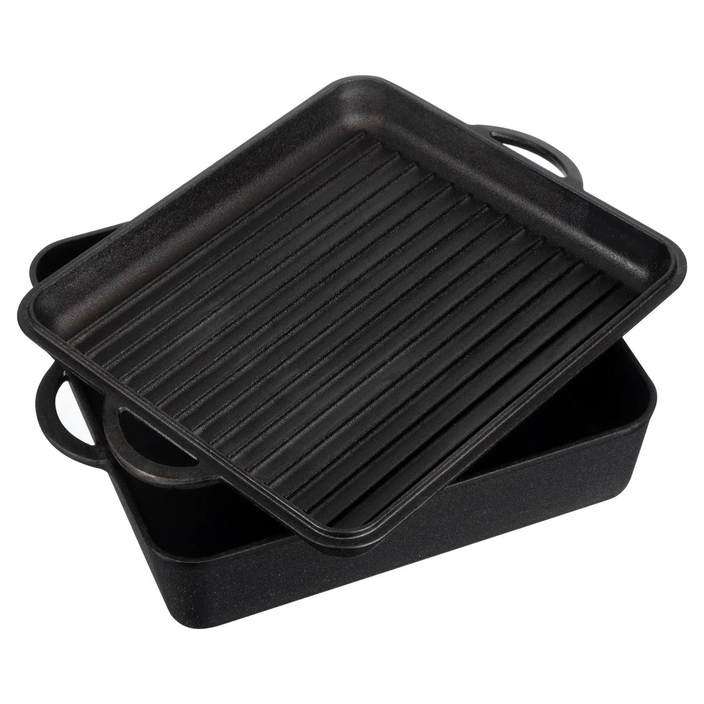 Square, 13" Iron 13" DO13S Cast Chef Dutch Quarts, Oven x Camp 8