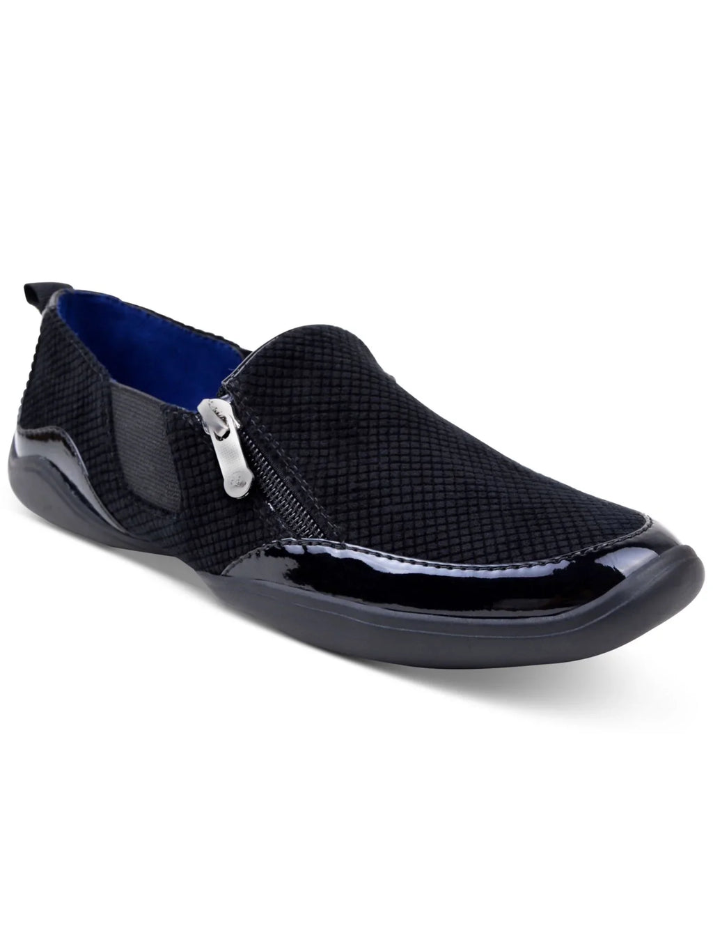 Adrienne Vittadini Sport Womens Black Stretch Gore Padded Ganesa Round Toe Flats Shoes 7 M