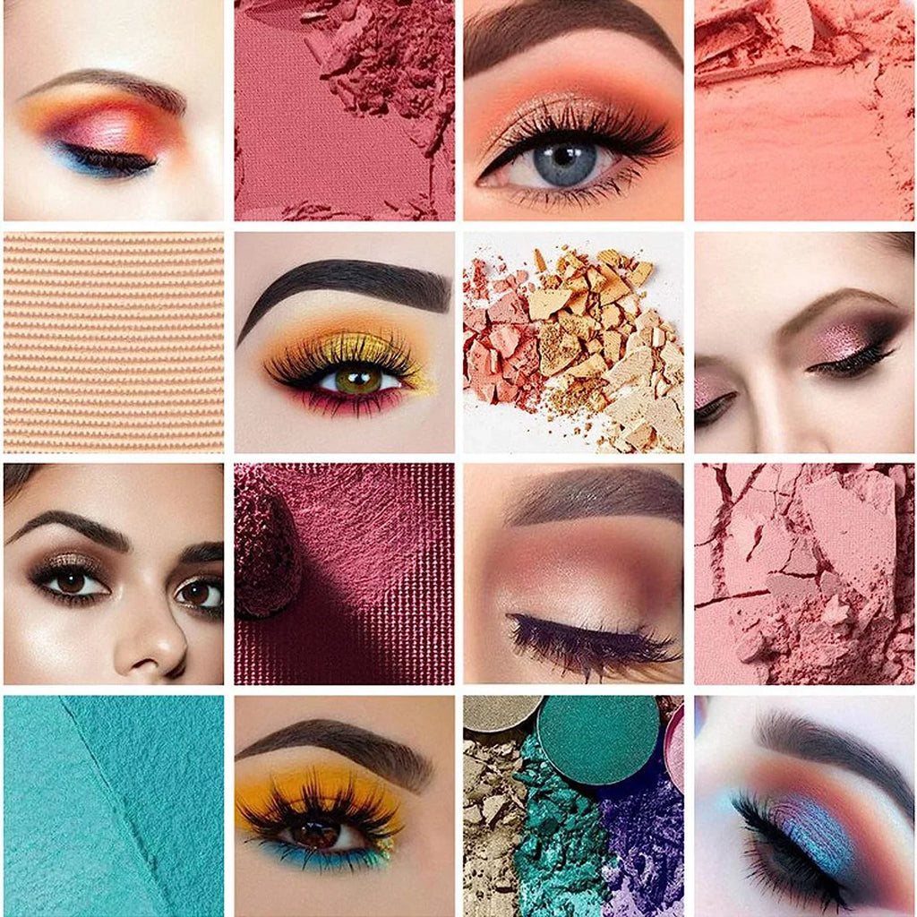 Pallet Makeup 120 Shimmer Shadow Pigmented Joyeee Warm Matte Purple Sweatproof Eye Color Highly Eyeshadow Naked Pink for Smokey Makeup Palettes Makeup, Eye Palette, Eyeshadow Black #3 Pearl