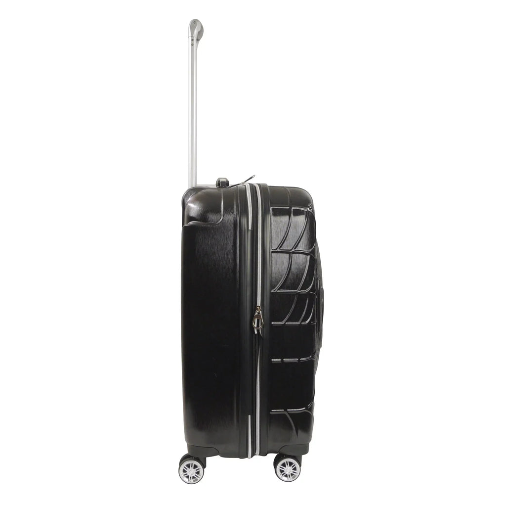 Hardshell Rolling Black Inch Suitcase Wheels, 25 Marvel Spider-Man with Luggage, Molded