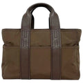 Second-Hand Hermes Tote Bag Acapulco Pm Brown Silver Handbag Nylon Leather Hermes Women'S (Fair)