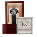 My Life Would Not Be The Same - Gift For Him - Men'S Openwork Watch + Watch Box