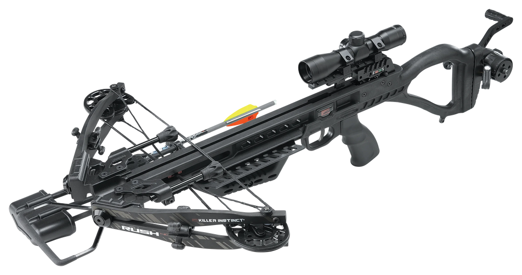 Killer Instinct 1002 Rush 400 Crossbow Pro Package With Crank Cocking System