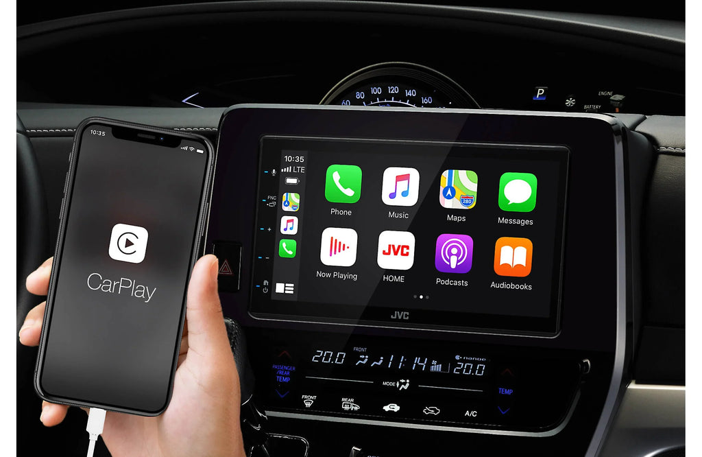 Touchscreen KW-M56BT fixed Holder Receiver Magnet Rearview & 6.75" Camera Multimedia w/ JVC Digital Phone Monitor+Absolute CAM880