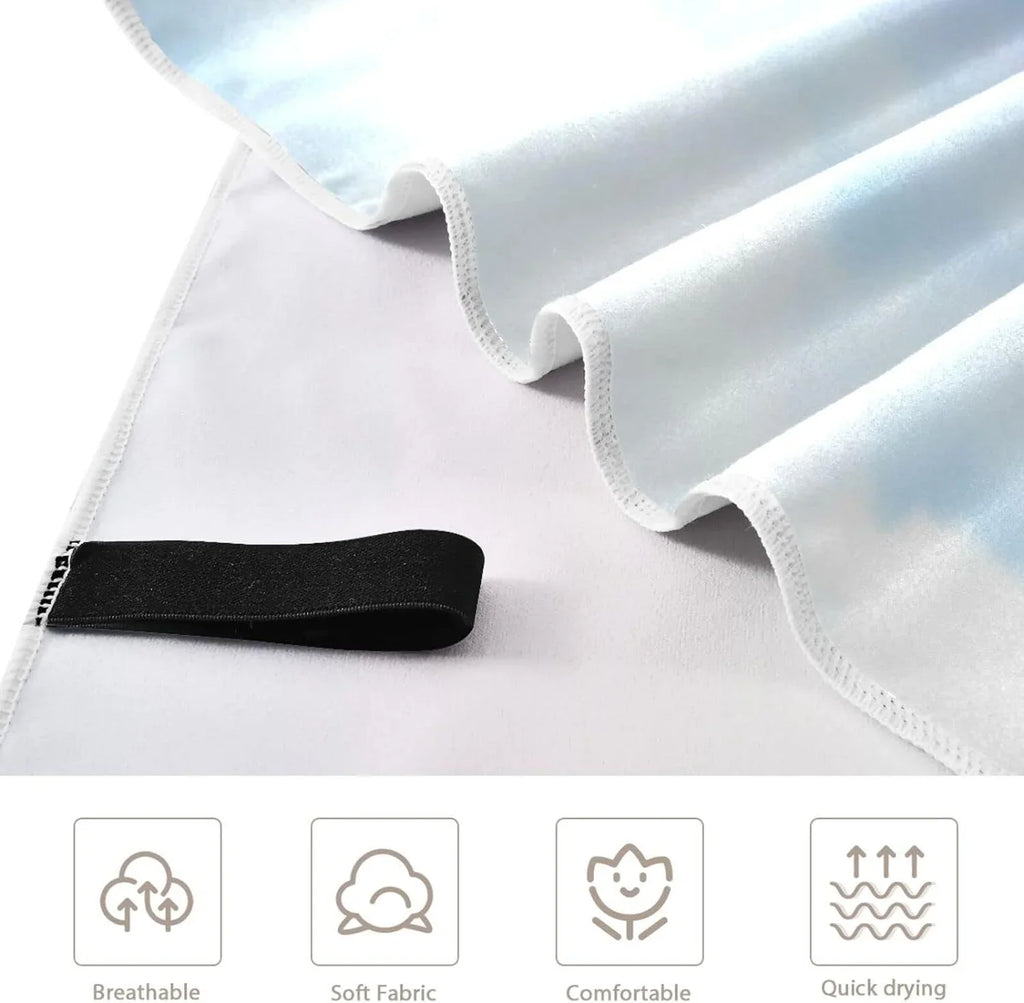 Bestwell - for Beach Sky Holiday（294） Lightweight Rainbow Camping Towel Compact Towel Absorbent Swimming Oversized Magical Super Quick Travel Dry - Towels