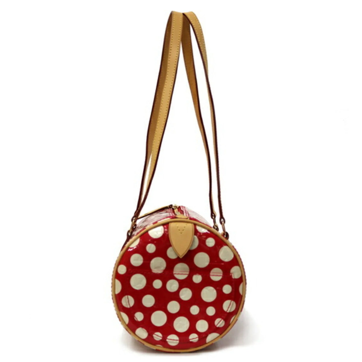 (Good) Pre-Owned M91425 Infinity Shoulder Ladies Bag Kusama Verni Papillon 30 Dot Yayoi