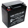 Replacement UB-YTX14-BS 1000 - Battery Yamaha Motorcycle 12V, YZF1000R Free, Activated, UpStart 12AH, Factory CC 1998 Battery Maintenance