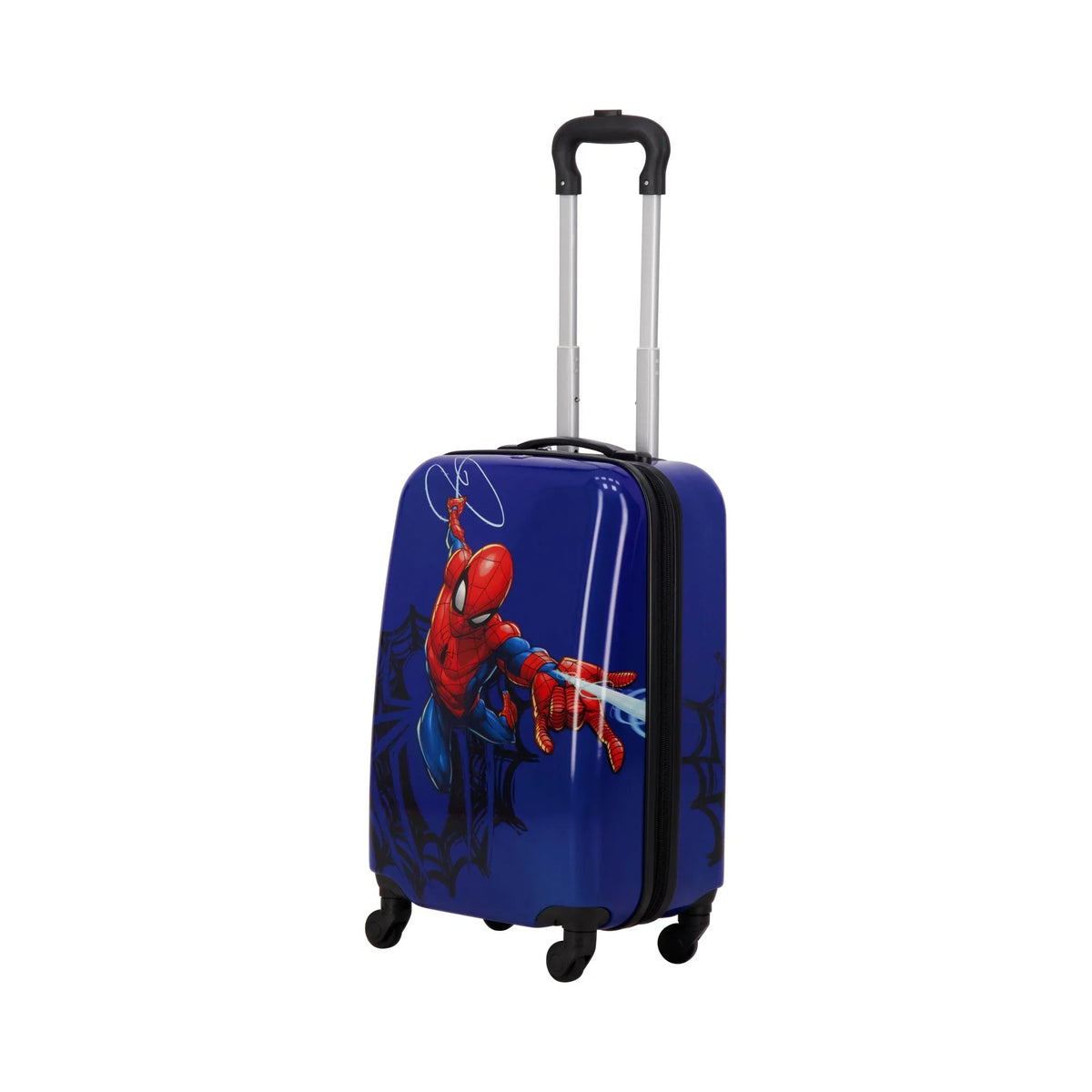 Wheels, Blue Kids Spider-Man Suitcase Hardshell Marvel Carry Inch Rolling On 21 Luggage, Spinner with