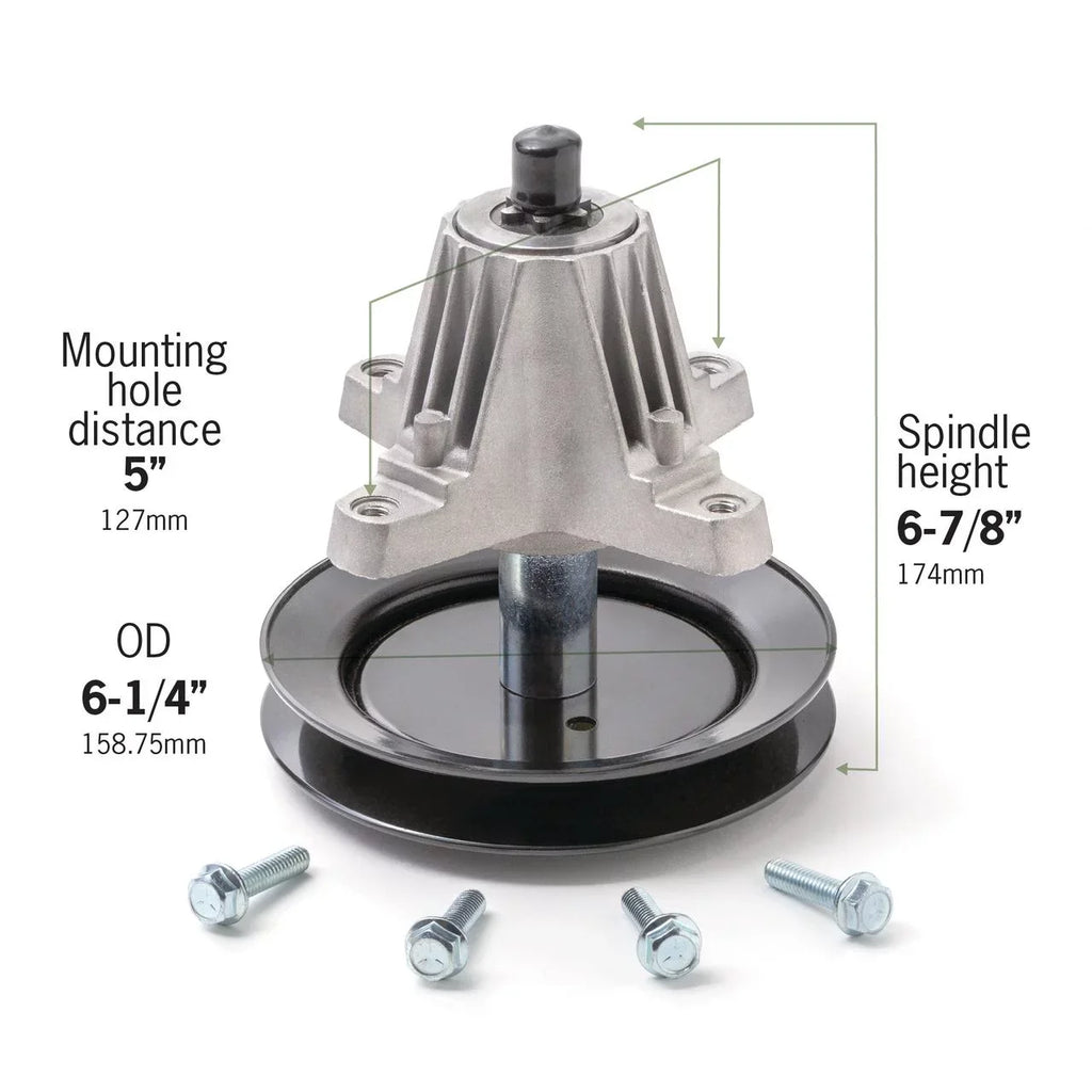 Terre Products, Lawn Mower Spindle Assembly, Fits 30 Inch And 42 Inch Mini Riders, Compatible With Cub Cadet, Mtd, Troy-Bilt, Replaces 618-04822, 618-04822A, 618-04889, 918-04822, 918-04822A, 918-0482