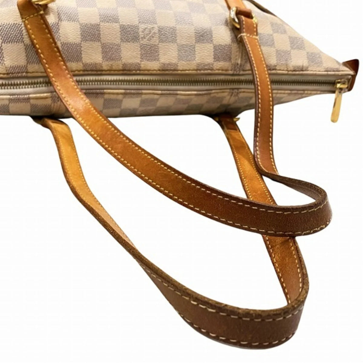Pre-Loved Louis Vuitton Damier Azur Totally Mm N41279 Bag Tote Shoulder Ladies (Fair)