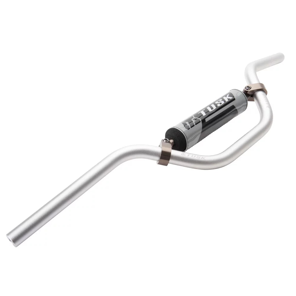 Tusk T-10 Aluminum 7/8" Handlebar Yz Mini Bend Silver For Lem Lx2 1997-2000